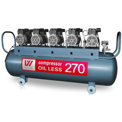 WuerWei W-615 безмасляный компрессор для 7-ми стоматологических установок с ресивером 270 л (650 л/мин)