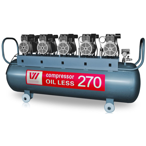 WuerWei W-615 безмасляный компрессор для 7-ми стоматологических установок с ресивером 270 л (650 л/мин)