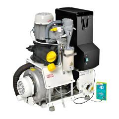 Cattani Turbo-Smart В 2V - аспирационная система влажного типа для 5 установок, 1700 л/мин