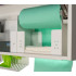 Edarredo шкаф ALP513(1стаканы+1мыло+1салфетки+1канюли+1маски)SLIM102 RAL9006
