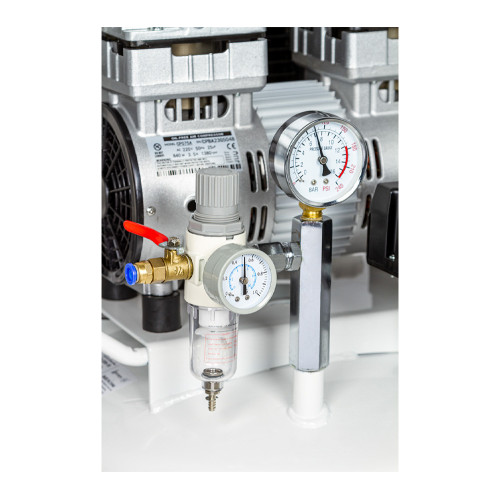 Mercury HK-2EW-35 воздушный безмасляный компрессор для двух стоматологических установок с осушителем
