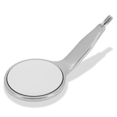 Hahnenkratt MEGA FS Rhodium зеркало, 22мм (12 шт в упаковке)