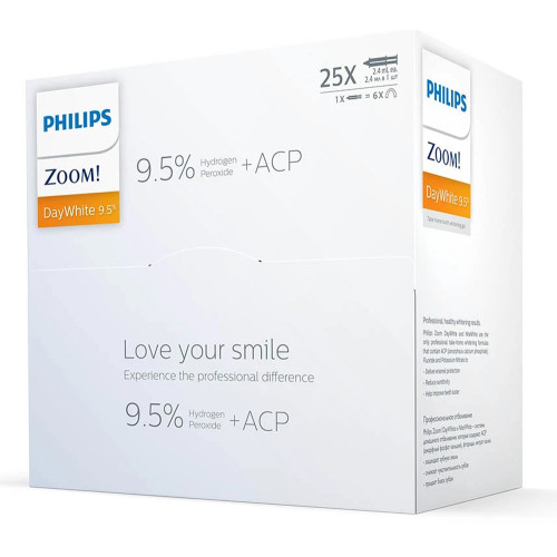 Philips Zoom Day White 9,5% набор для дневного домашнего отбеливания зубов 6 шприцев