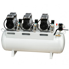 Mercury TY W-1 ND-300 безмасляный компрессор для 4-х стоматологических установок, с ресивером 90 л (300 л/мин)