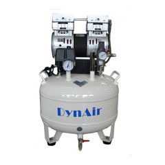Dynamic DA7001 безмасляный компрессор на одну установку, без кожуха, ресивер 30 л, 78 л/мин