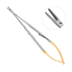 HLW Micro-Nadelhalter TC Иглодержатель-микро прямой, 18 см