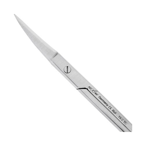 HLW Iris-Schere TC Ножницы хирургические изогнутые, 115 мм