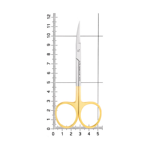 HLW Iris-Schere TC Ножницы хирургические изогнутые, 115 мм