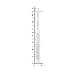 HLW Ochsenbein Долото хирургическое, форма 2, 16,5 см