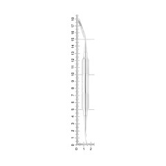 HLW Prichard Распатор, ручка DELUXE, диаметр 10 мм, 4,0 мм