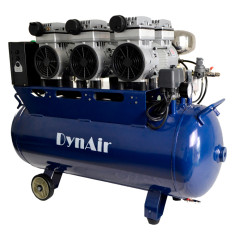 Dynamic DA7003D безмасляный компрессор для 4-х установок, 3-фазный, ресивер 70 л, 234 л/мин