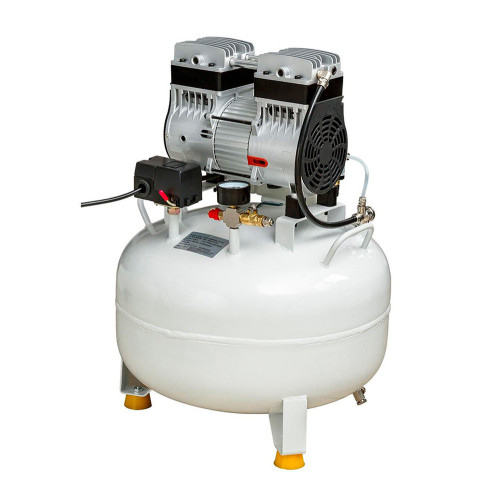 Mercury HK-2EW-35 ND-100 безмасляный компрессор для 1-2 стоматологических установок, с ресивером 35 л (100 л/мин)
