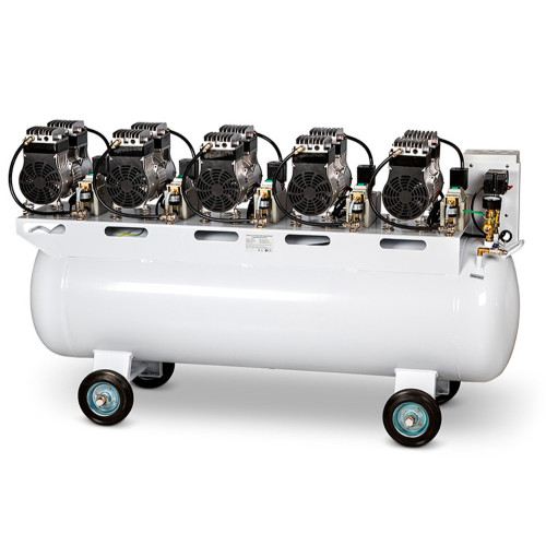 Mercury HK-10EW-180 безмасляный компрессор для 5-ти стоматологических установок, с ресивером 180 л (500 л/мин)