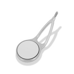 Hahnenkratt MEGAretract FS Rhodium bifurcated stem зеркало, 22мм (6 шт в упак)