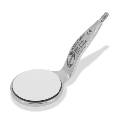 Hahnenkratt MEGAduo FS Rhodium SS зеркало двухстороннее, 22мм (6 шт в упаковке)