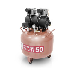 WuerWei W-602A безмасляный компрессор для одной стоматологической установки с ресивером 50 л (100 л/мин)