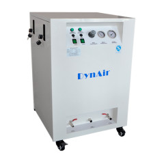 Dynamic DA7002CS безмасляный компрессор для 2-х установок, в кожухе, 1-фазный, ресивер 50 л, 156 л/мин