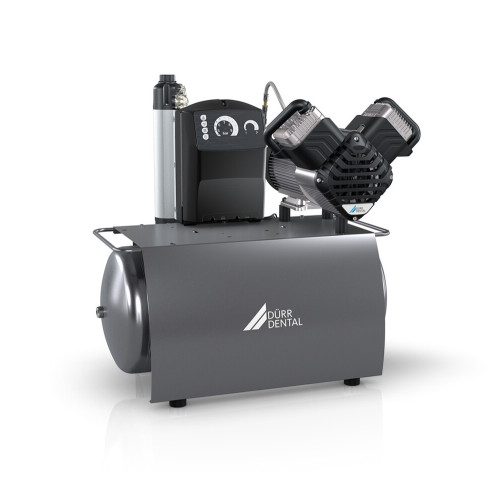 Dürr Dental Duo Tandem безмасляный компрессор для 2-х установок, с осушителем, с ресивером 50 л, 125 л/мин