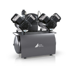 Dürr Dental Duo Tandem Compressor безмасляный компрессор, с осушителем, с ресивером 50 л, 230 л/мин на 4/6 рабочих мест