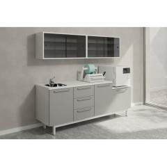 Edarredo комплект мебели коллекция ОРЕN на ножках RAL7042-RAL9010-ED1614