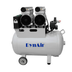 Dynamic DA7002 безмасляный компрессор для 2-х установок, 1-фазный, ресивер 50 л, 156 л/мин