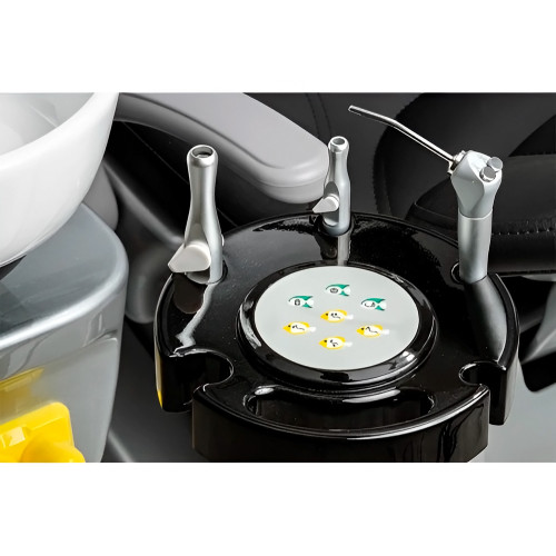 Mercury Safety M2+ стоматологическая установка с нижней/верхней подачей инструментов с 24-диодным светильником