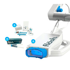 White Smile GmbH 12 наборов Flash для 2- х пациентов + Лампа для отбеливания Flash (комплект) + 24 набора для дома