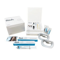 White Smile GmbH 12 наборов Flash для 2- х пациентов + Лампа для отбеливания Flash (комплект) + 24 набора для дома