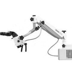 Densim Optics стоматологический операционный микроскоп с поворотным двойным бинокуляром (0-195 градусов) и светодиодной подсветкой