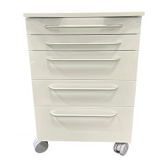 Edarredo JOY953 G/M передвижная тумба (цвет фасада и корпуса белый RAL9010)